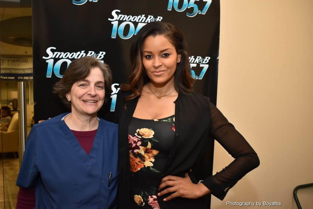 Caption: Co-hosts Dr. Suzanne Slonim and Claudia Jordan from KRNB/105.7 FM